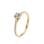 Pierścionek zaręczynowy z diamentami AJPZ_093